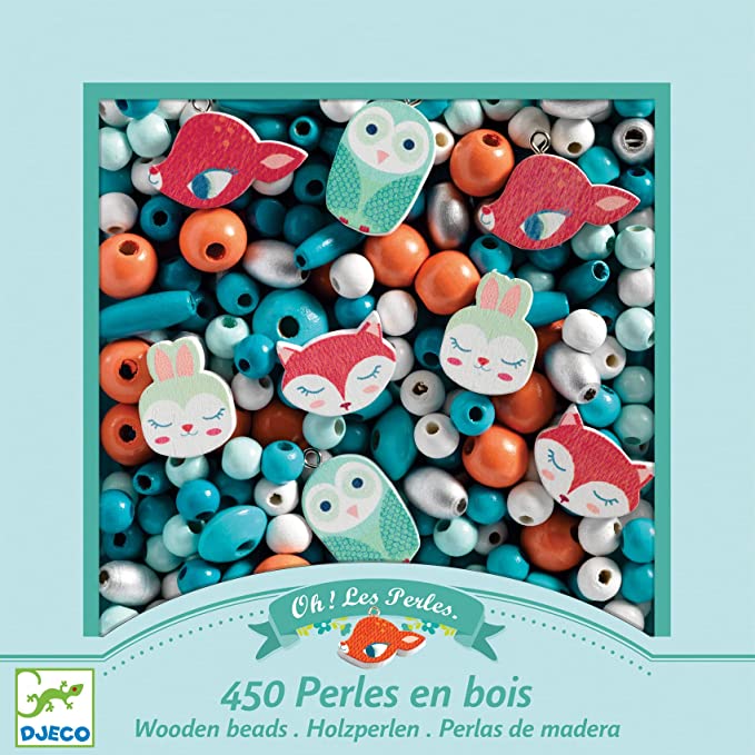 Little Animals Wooden Beads