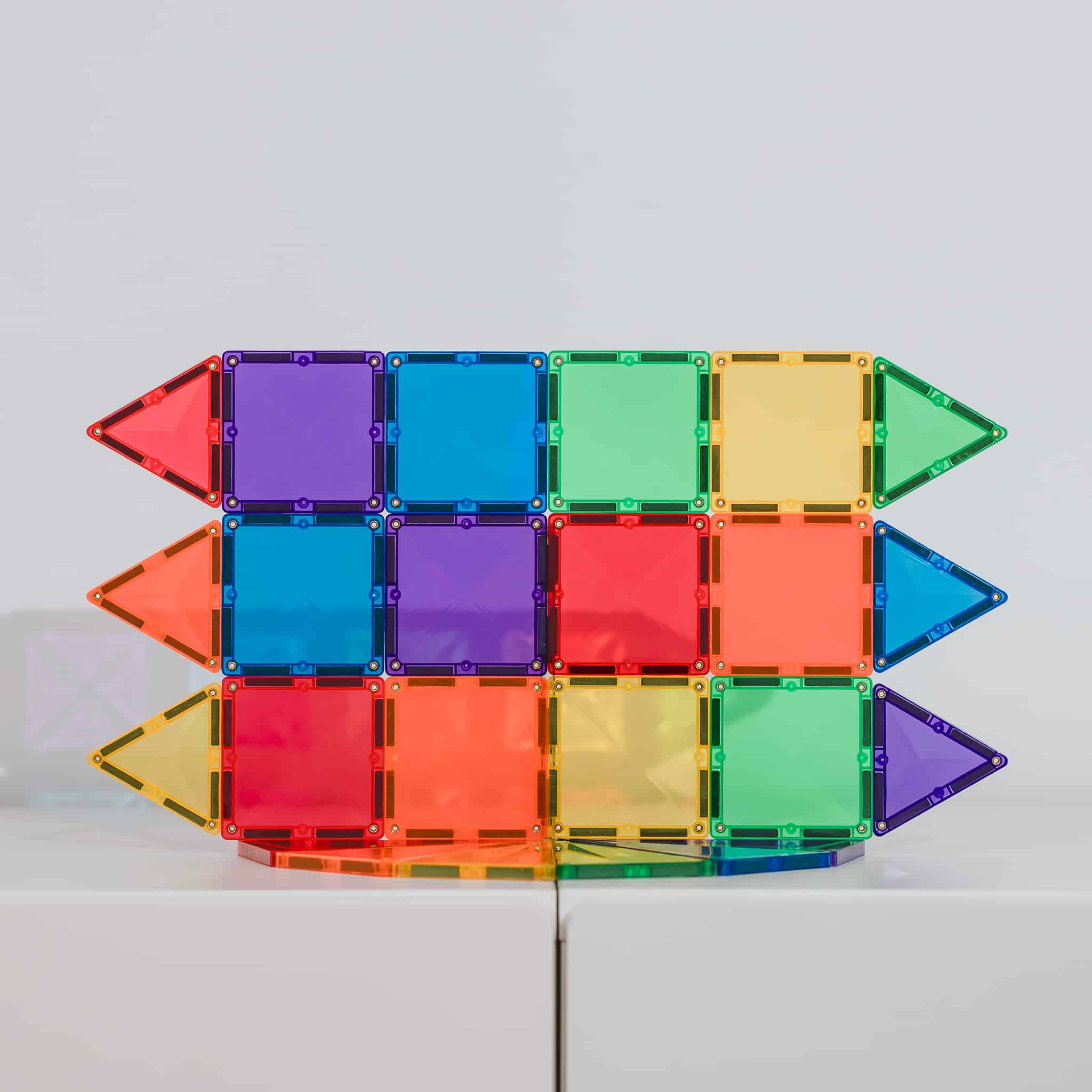 Connetix Tiles - 24 Pieces Rainbow Mini Pack