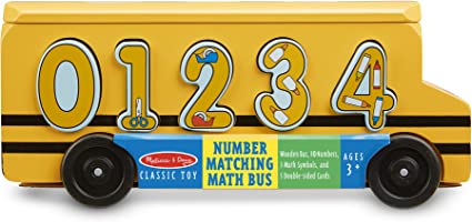 Number Matching Math Bus