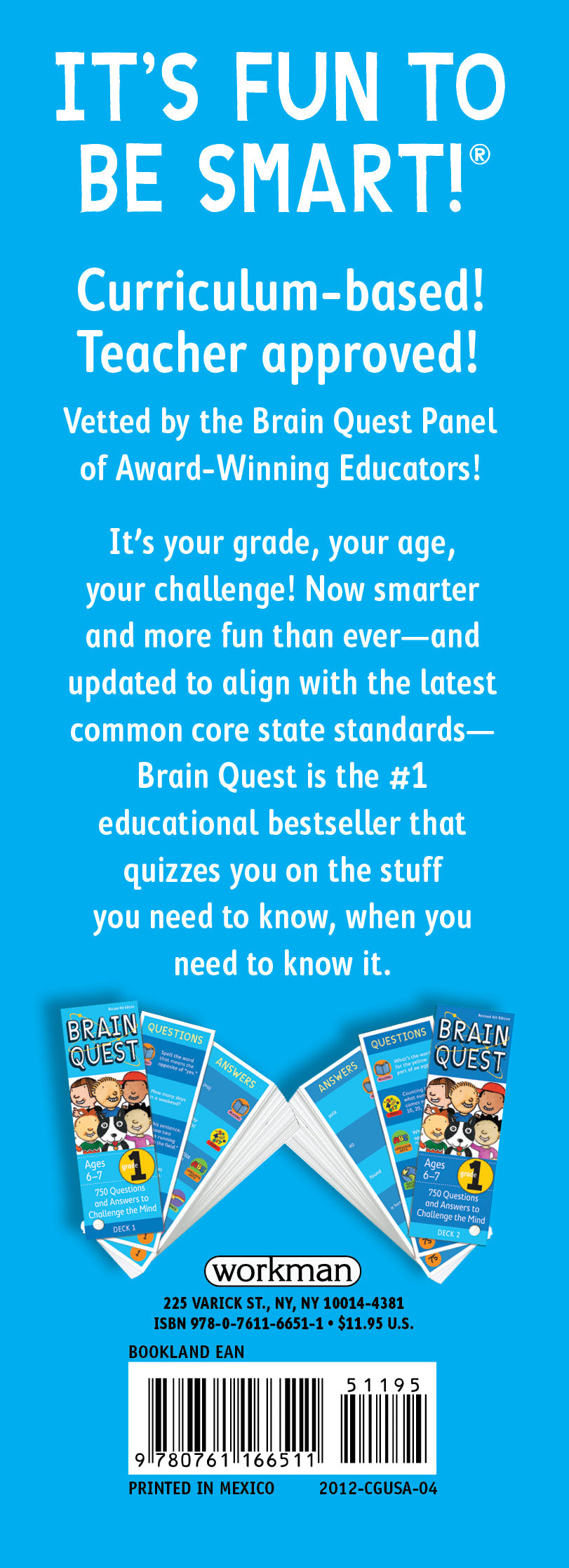 Brain Quest 1st Grade Q&A Cards