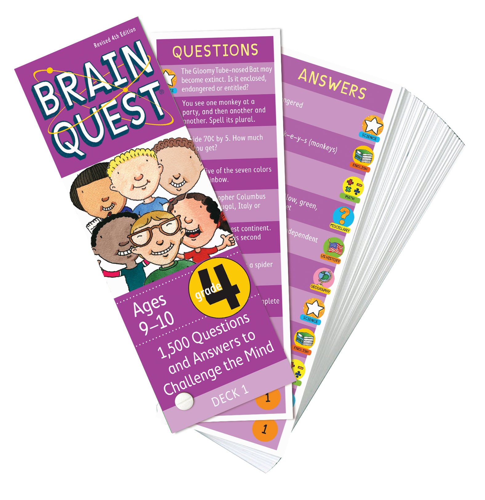 Brain Quest 4th Grade Q&A Cards