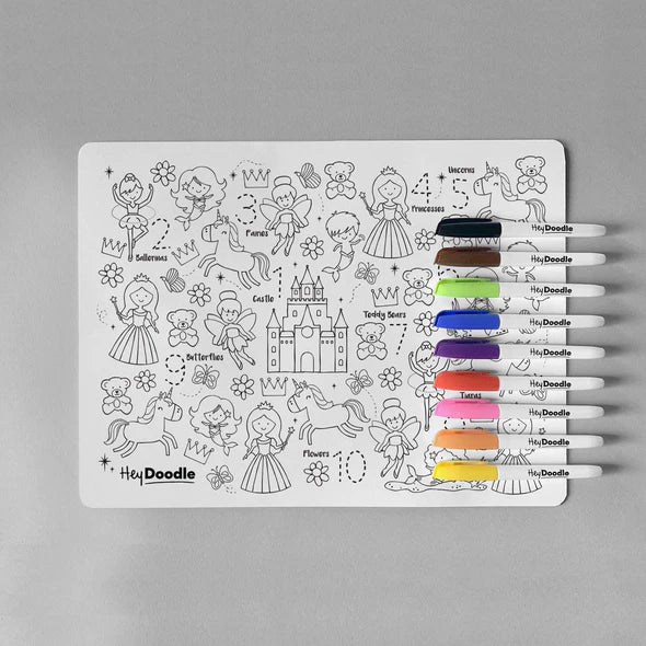 Sugar & Spice – Silicone Reusable Drawing Mat & Markers