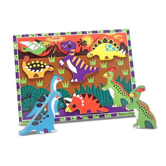 Dinosaurs Chunky Puzzle [7 Pieces]