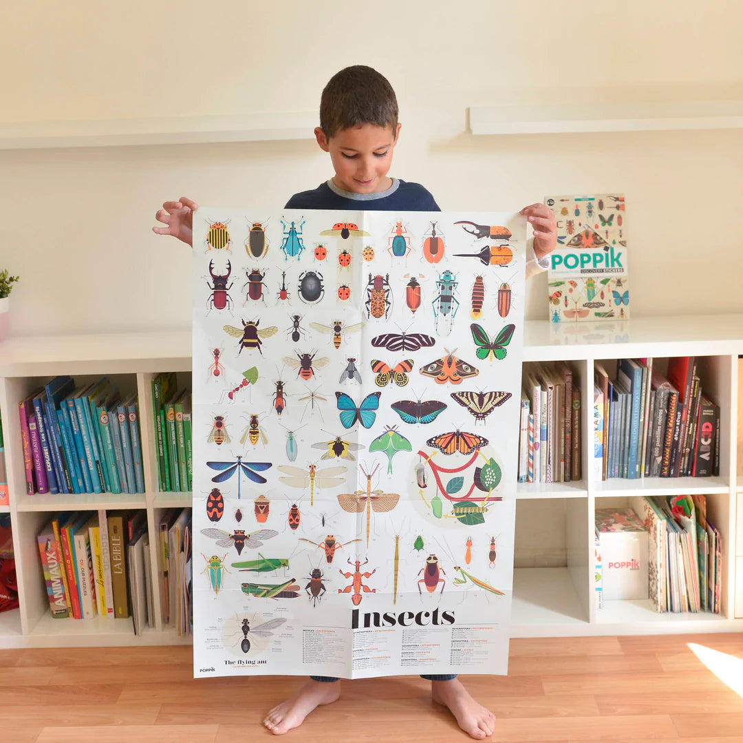 Poppik Insects Poster + Stickers