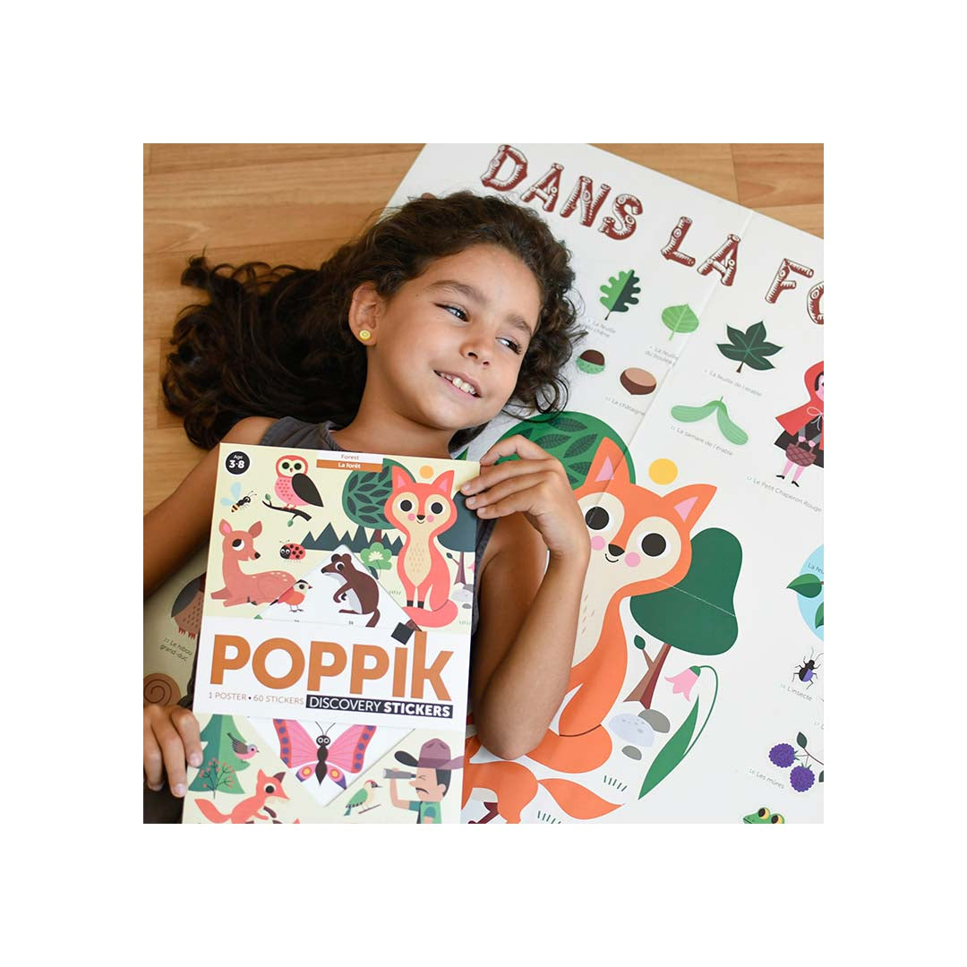 Poppik The Forest Sticker + Poster
