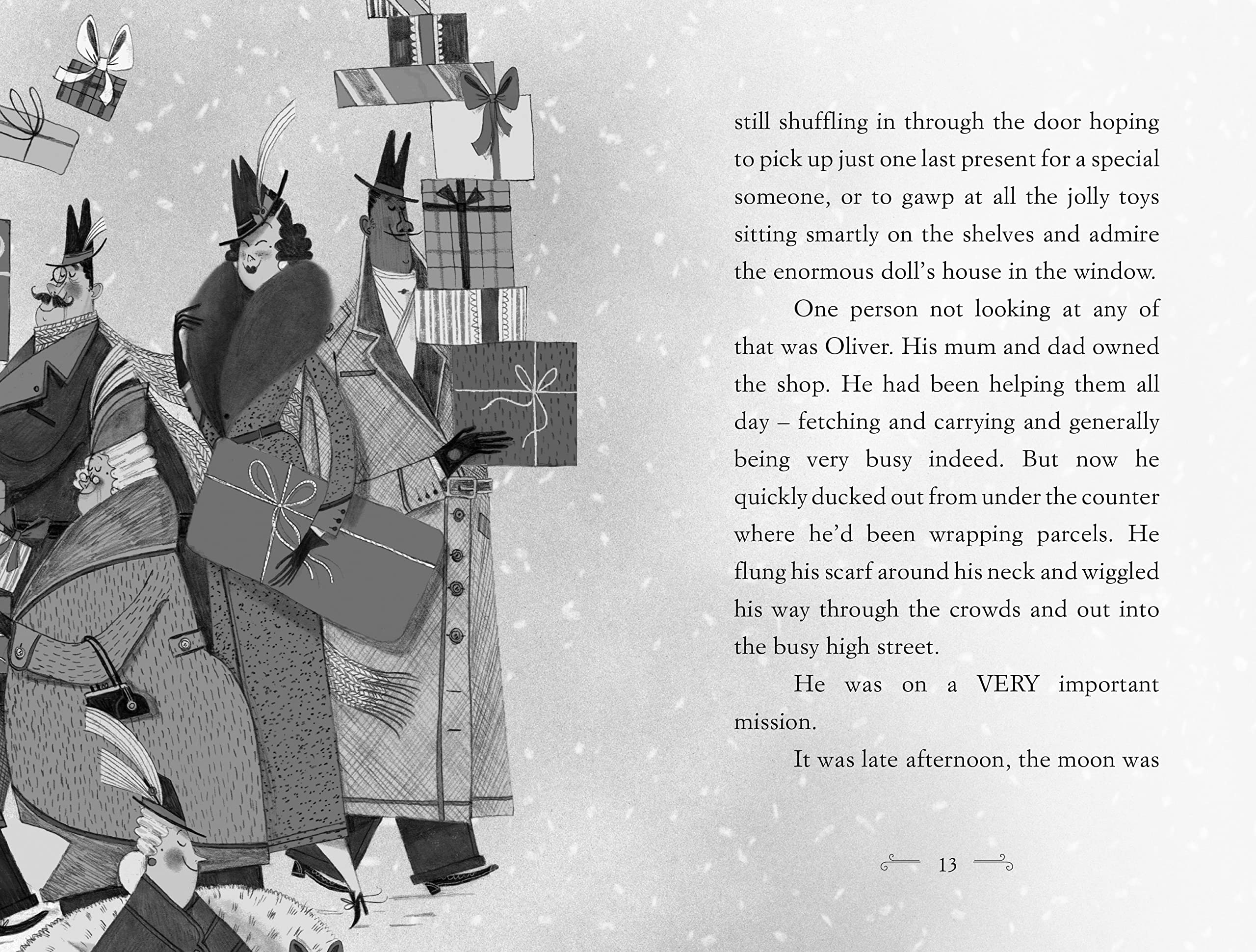 How Winston Delivered Christmas : A Festive Chapter Book with Black and White Illustrations